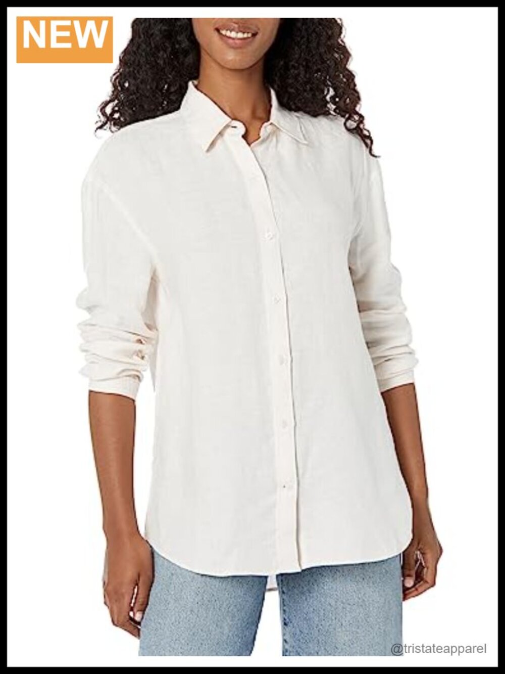 Club Monaco Long Sleeve Linen Blouse Pull On Summer